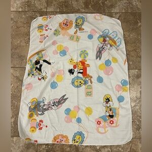 Vintage 70s Looney Tunes blanky 1977 Rare find